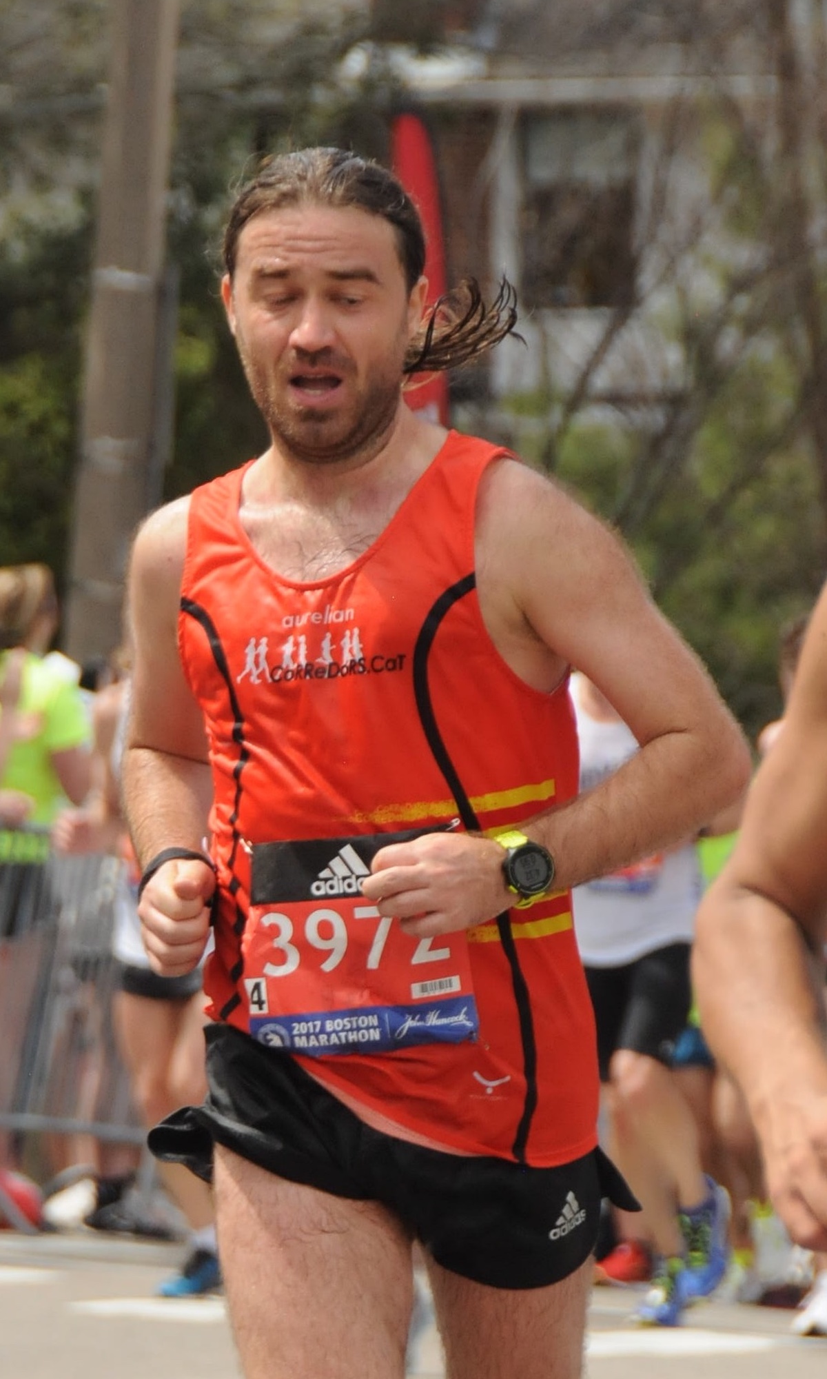 Dizzy but still in one piece<br/>at the Top of the Heartbreak Hill